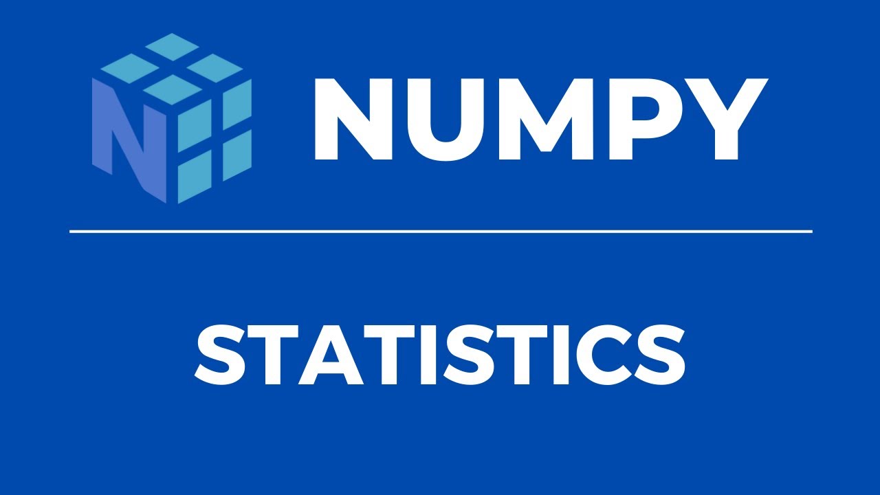 Numpy Fundamentals | Statistics