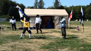 preview picture of video 'NSSTSRT 2014 - Sable Rose Pas d’armes Rapier Tourney: Fighting with Flags'