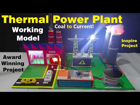 Nuclear Power Plant Working Model Generate Electricity Best Science Project 2025 howtofunda