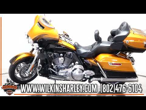 2015 Harley- Davidson FLHTKSE CVO Ultra Limited in Gold Rush and Carbon Dust 