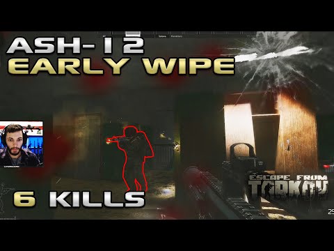 ASH-12 Action - Customs PVP - Escape From Tarkov