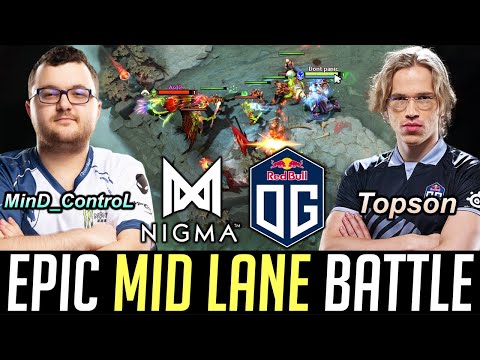 Topson ARC WARDEN vs MinD_ControL VIPER - EPIC MID BATTLE! DOTA 2