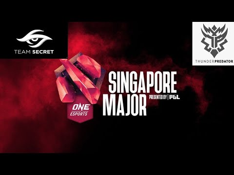 🔴[Dota 2 Live] Team Secret VS Thunder Predator (BO3) || One Esport Singapore Major 2021