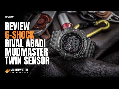 Casio G-Shock Mudman G-9300-1DR Black Tough Solar Digital Compass Resin Band-1