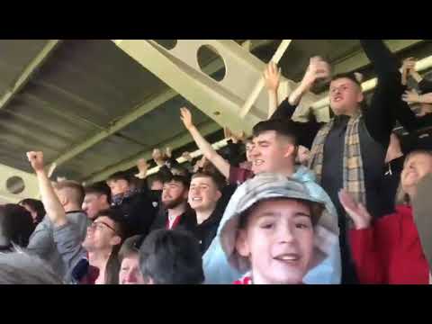 Chesterfield 1 York City 3 (Away fans view)
