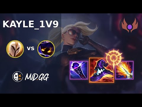 MID.GG: [ kayle_1v9 ] Kayle MID vs Veigar | EUW MASTER | LOL Season 2025