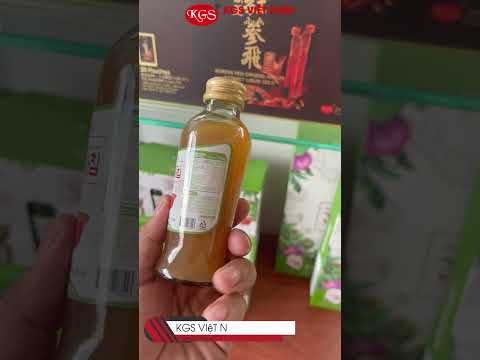 Video Chi tiết Nước Uống Giải Độc Gan Thanh Lọc Cơ Thể KGS 120ml x 10 Chai