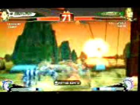 Super Street Fighter IV online match ,( awesome end) Cody vs Chun Li