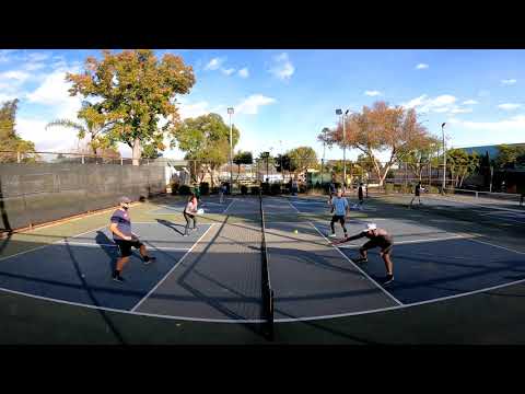 Bad Pickleball High Level Rec Play 5.0+ Jessie Irvine Jeff Warnick Brandon Kramer Mariano Bertucci