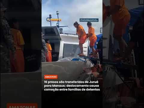 ✨ Presos em delegacia de Juruá são transferidos para penitenciárias de Manaus #shorts #news #am