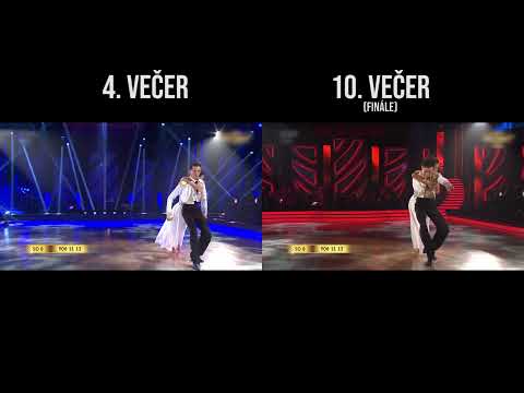 Jan Cina, Adriana Mašková - Paso Doble (SROVNÁNÍ 4. kolo vs. 10. kolo)