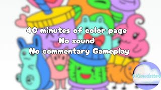 40 minutes of Color page - no sound - no commentary Gameplay 