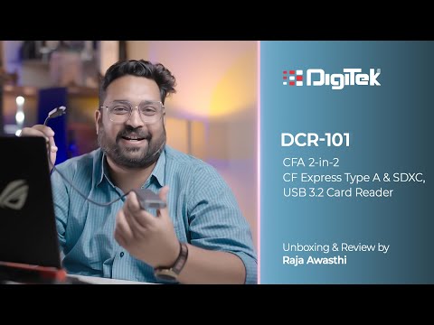 Raja Awasthi: Introducing the Digitek DCR-101 CFA 2-in-2 CF Express Type A