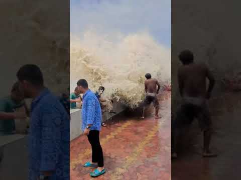 दीघा बीच पश्चिम बंगाल में पानी की बड़ी लहरें | Digha Beach West Bengal | Digha | Digha Kahan Hai