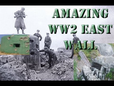 AMAZING WW2 EAST WALL BUNKERS AND FORTS. The beginning episode 1