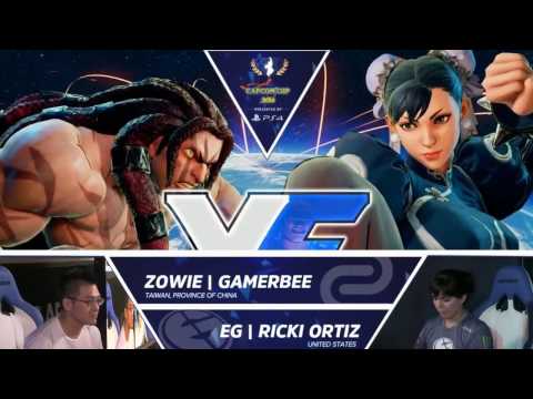 SFV - Gamerbee [Necalli] x Ricki Ortiz [Chun-li] - Capcom Cup 2016 - Top 32