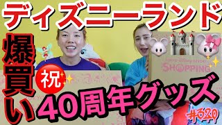 40周年ディズニーランド行って爆買いグッズ買いまくり事件やったけどまじで同じの何個買うので草