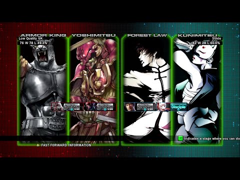 Low Quality UK (Yoshimitsu & Armor King) vs Stikle (Forest Law & Kunimitsu)