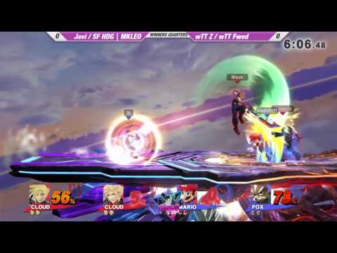 Canada Cup Gaming 2016 - Javi + SF HDG MKLEO vs wTT Z + wTT Fwed - SSB4 Doubles WQF