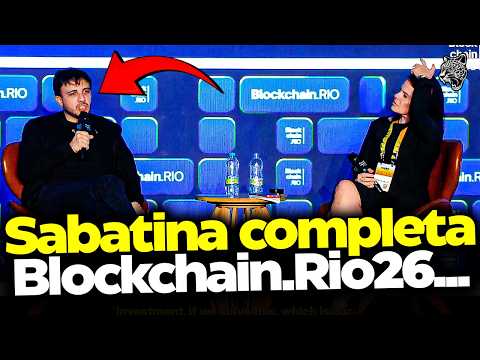 RENAN SANTOS SABATINA COMPLETA na BLOCKCHAIN.RIO 2026!!