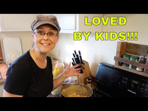Kids Favorite!! Cheeseburger Mac N Cheese!!! Homemade...
