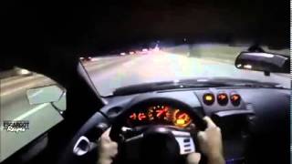 nissan 350z crazy driving in close traffic