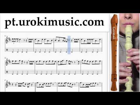 Aulas de Flauta Doce G. Jonas Blue - Mama Curso Aprender Parte#2 um-i372