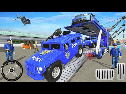 Offroad Police Jeep Transport Truck Ship Grand Police Transport Truck- Best Android IOS Gameplay