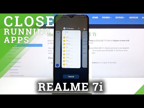 How to Close Running Apps in REALME 7i - Background Applications