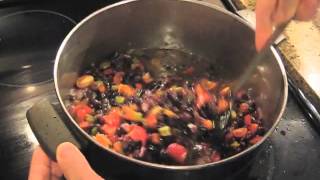 Vegetarian Black Bean Chili | Vegan Chili recipe