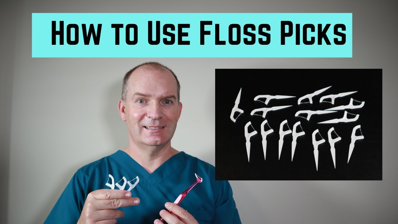 How to use Floss Picks. Reach Access Flosser and Disposable floss pick.
