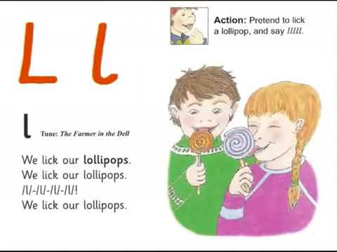Phonics L With song Jolly Phonics