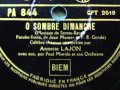 O sombre dimanche - Annette Lajon - 1936 (avec ...