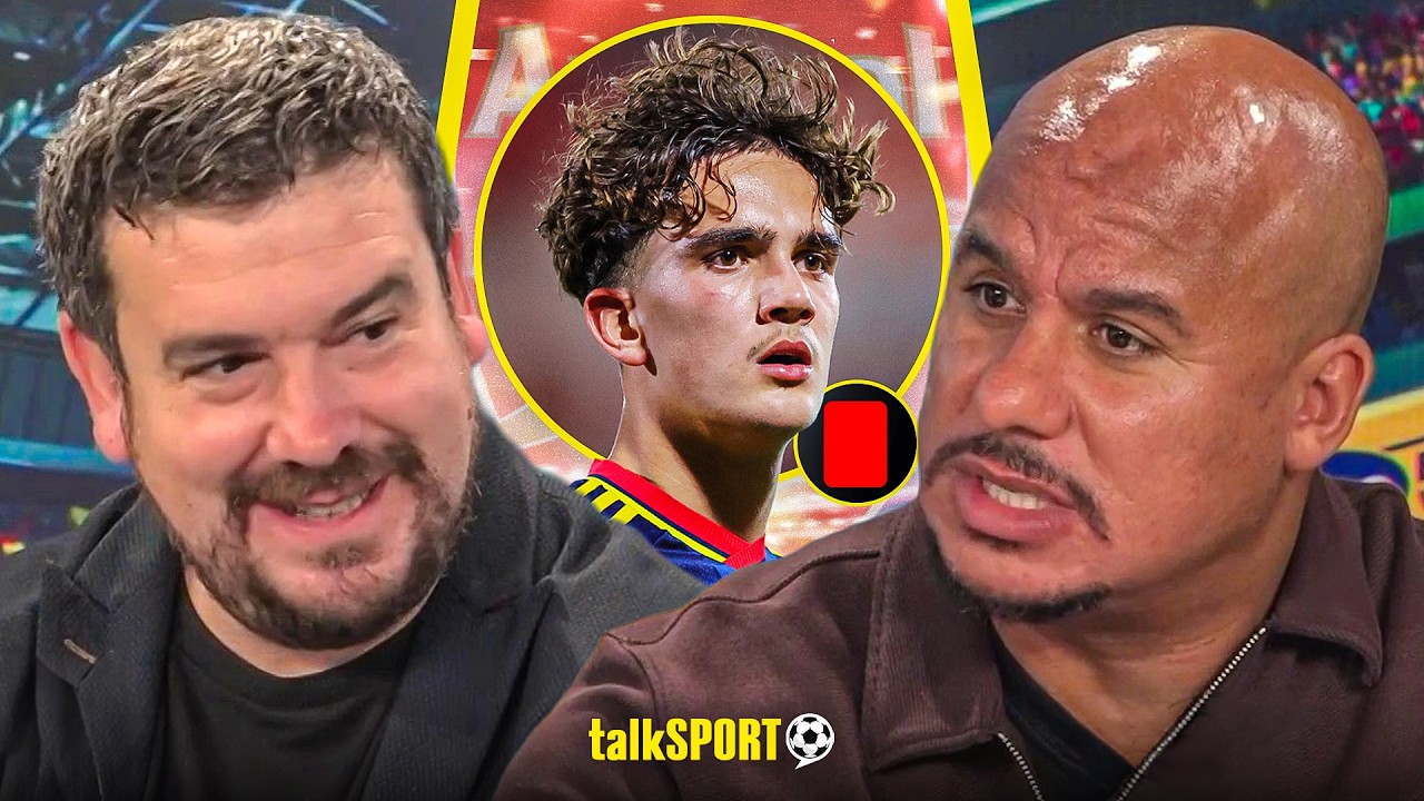 "DON'T WATCH UFC, MATE!" Gabby Agbonlahor & Alex Crook CLASH over Max Dowman's RED CARD for Arsenal