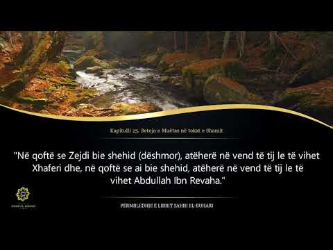 Sahih Buhari - Hadith 1651 - Beteja e Muëtas në tokat e Shamit