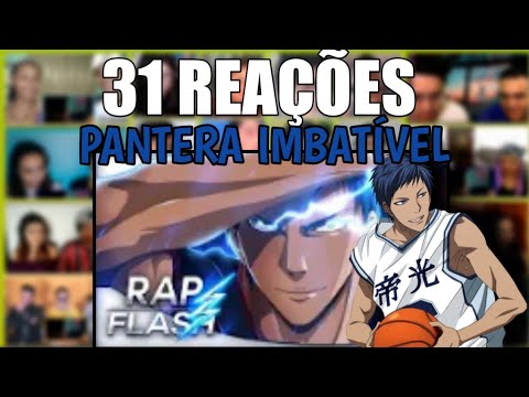 MULTI REACT Rap do Aomine Daiki (KNB) // A Pantera Imbatível // Flash Beats