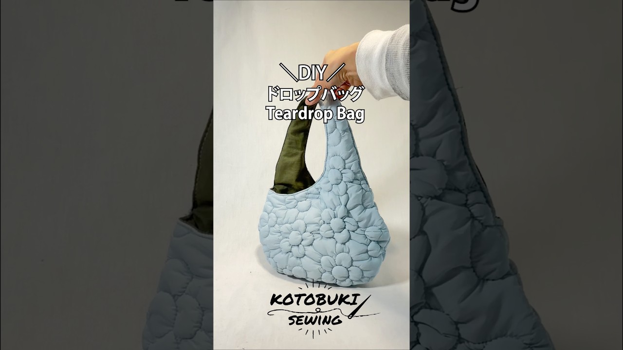 Cute Drop One-Handle Bag | Easy DIY Sewing