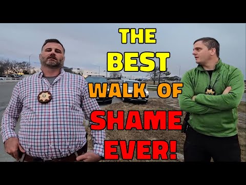 The Best Walk Of Shame Ever! Police Get Owned By The Best In Business! #comedy #news #police