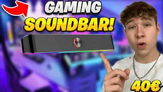DIE BESTE RGB Soundbar für DEIN GAMING SETUP! 40€ Gaming Lautsprecher!
