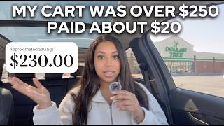 I CUT $250 Dollar Tree CART to just $20!