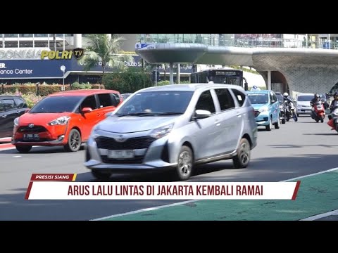 LALU LINTAS JAKARTA KEMBALI RAMAI PASCA LIBUR LEBARAN