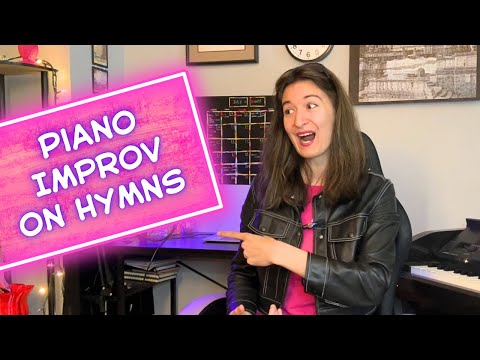 How to layer melody, harmony + bass line on piano: Come Thou Fount | Basics for Improvisation PART 1