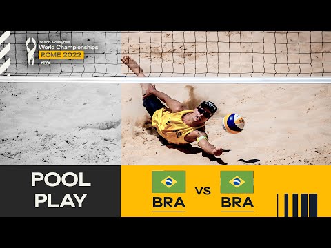 Renato/Vitor Felipe 🇧🇷 vs. Alison/Guto 🇧🇷 - Pool Play Highlights Rome 2022 #BeachWorldChamps