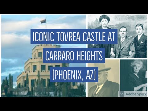 Iconic Tovrea Castle at Carraro Heights, The Stockyards Restaurant & Grave Visits, Phoenix, AZ
