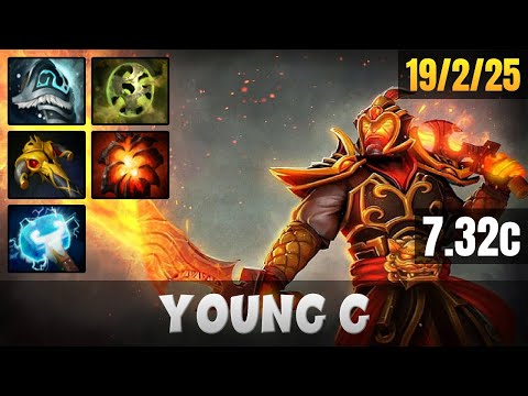 YOUNG G Ember Spirit MID LANE WITH 19 KILLS | Dota 2 Pro Gameplay