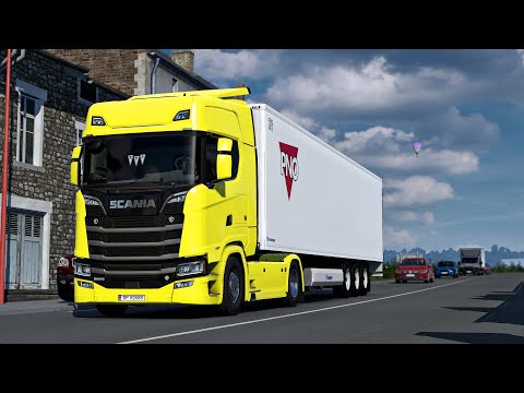 ETS2 1.44 - ProMods 2.61 - SCANIA 580S V8 - Trip: Valenciennes - Bourges