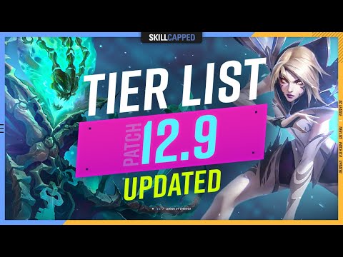 NEW UPDATED TIER LIST for PATCH 12.9 - League of Legends