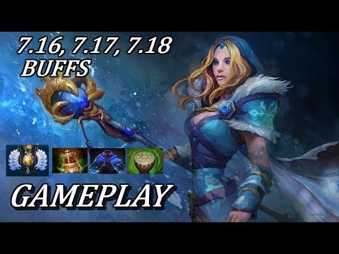 Dota 2 CM BUFFED, I MUST TRY! Crystal Maiden Ranked Gameplay Commentary