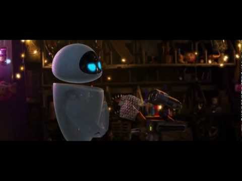 Wall-e and Eva bubble wrap scene