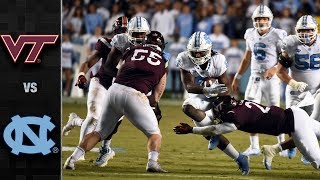 Virginia Tech vs. North Carolina Football Highlights (2018)
